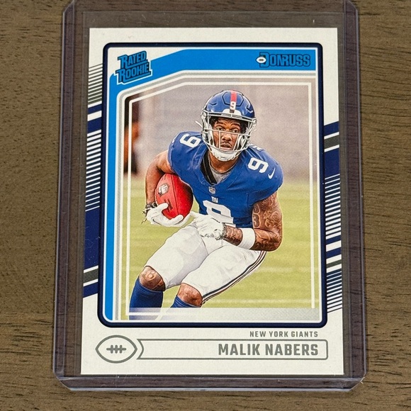 Malik Nabers - 2024 Panini Donruss Rated Rookie #383 Trading Card - Picture 1 of 2